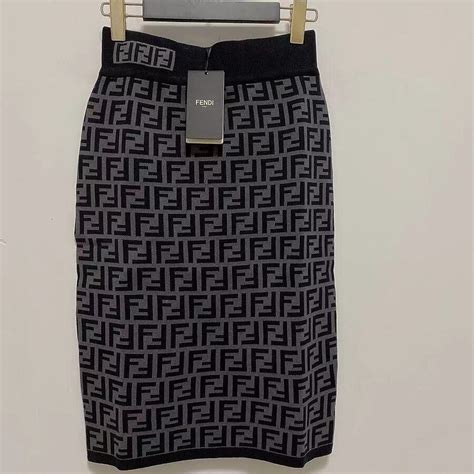 fendi logo skirt replica|fendi skirts for women.